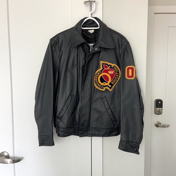 Vintage Queen's University '03 Con-Ed Leather Jack - Picture 1 of 7